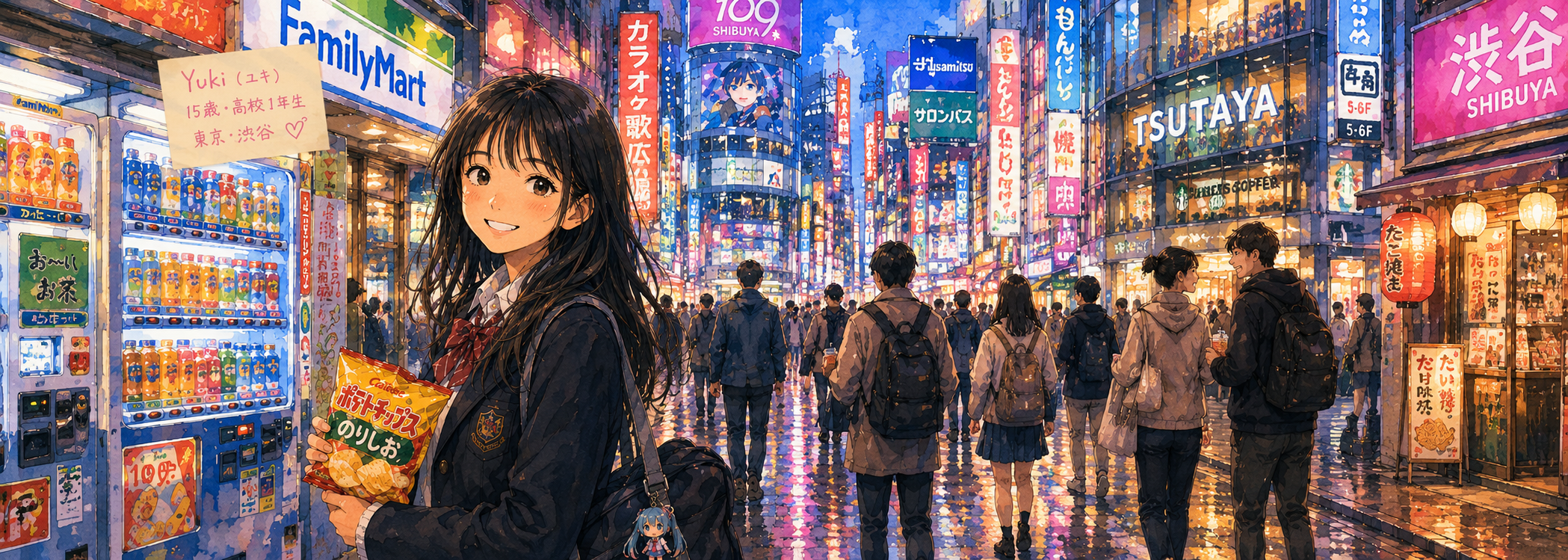 Yuki in Shibuya