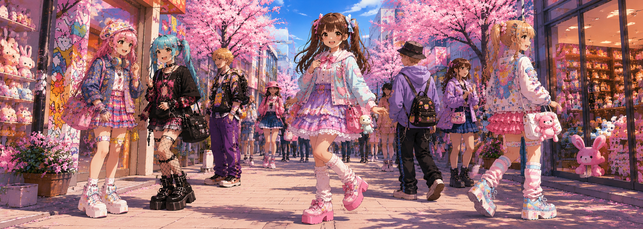 Harajuku fashion subcultures